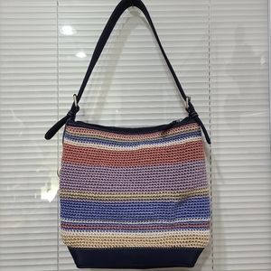 The Sak Crocheted Hobo Bag Stripe